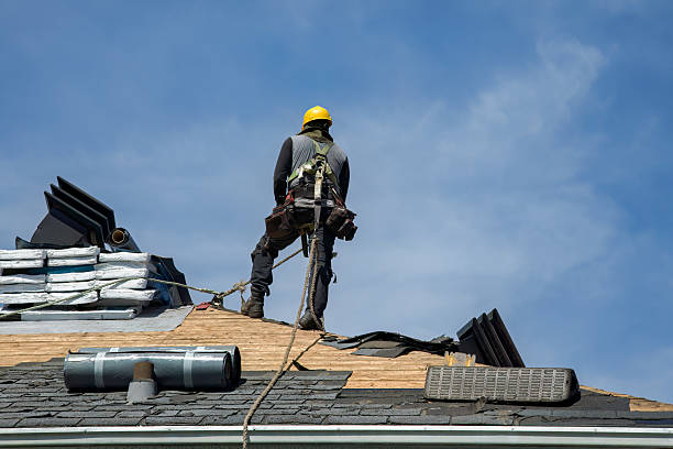 Professional Roof Inspection technician working in Norman, OK